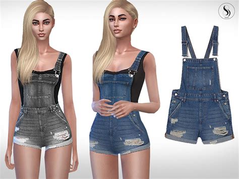 Best Sims Overalls Cc For Female Sim Outfits All Free Fandomspot