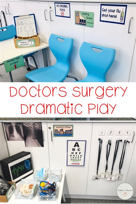 34 Pages To Print And Use To Set Up A Role Play Corner With Doctors And