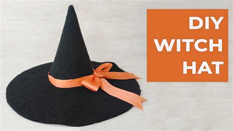 Diy Witch Hat In Any Size How To Make A Witch Hat For Halloween Or