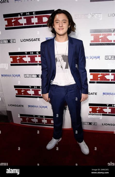 Jake Schur A Cast Member In The Kid Poses At A Special Screening Of