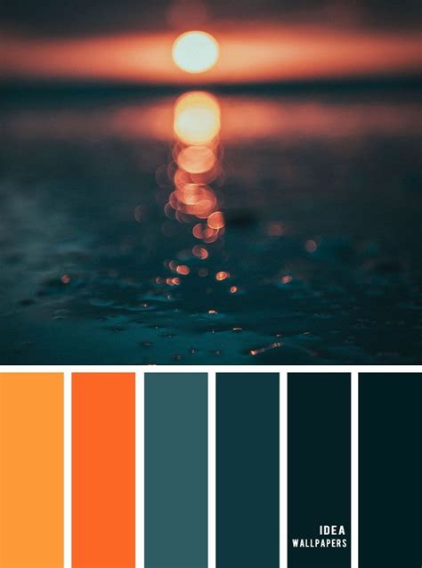 Orange And Teal Color Palette