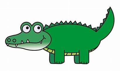 Alligator Cartoon Clip Clipart Domain Reptile Reading