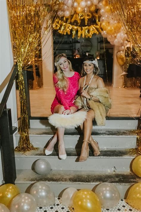 From gatsby inspired invitations and branding from bushel and peck paper, setting the tone for the affair, to gorgeous florals, edible favors and gatsby the guests had an amazing time dancing to music across generations, posing for pictures with gatsby themed props and enjoying the overall. How to Throw a Great Gatsby Themed Party - Haute Off The ...