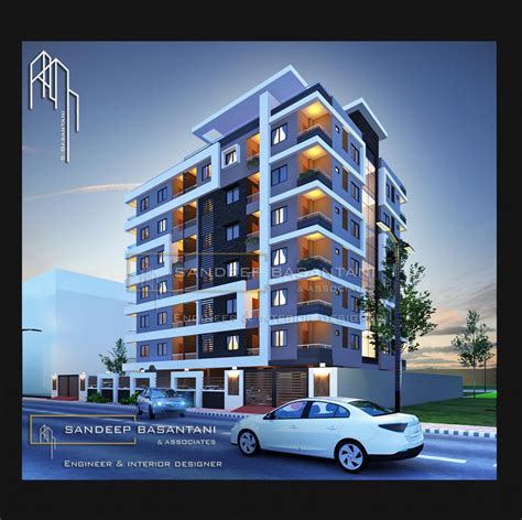 Residential Apartment Elevation Best Exterior Design Architectural