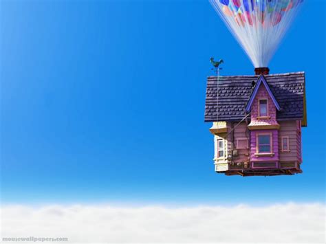 Free Download Disney Wallpaper Up Carls House Closer With Balloons