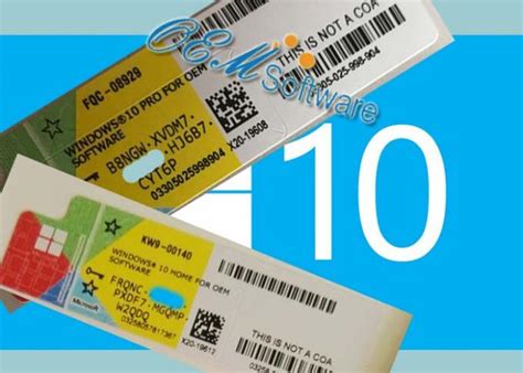 Upgrade Win 10 Pro Retail Key Digital Code Windows 10 Pro Oem Sticker