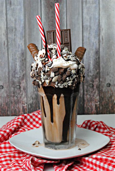 Hersheys Chocolate Bar Milkshake Recipe A Total Splurge Lady And