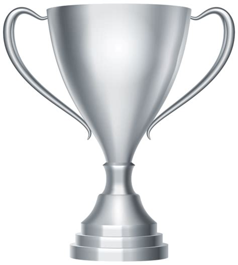 Silver Trophy Cup Award Transparent Png Clip Art Image Trophies And
