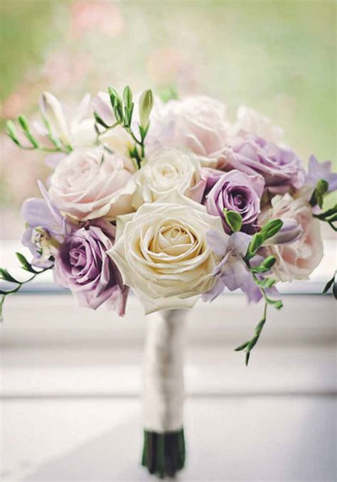 Lilac Rose Wedding Bouquets Archives Passion For Flowers