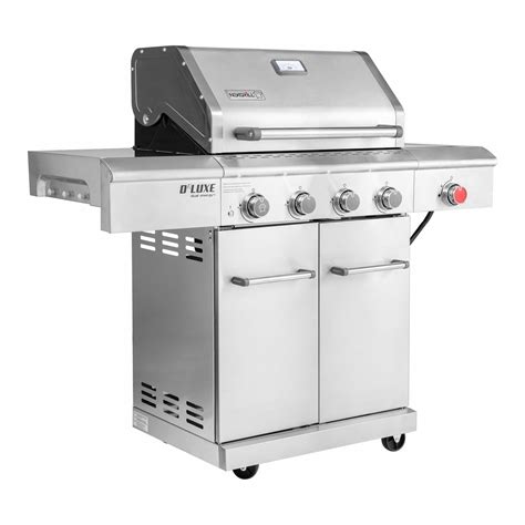 Nexgrill Deluxe 4-Burner Propane Gas Grill With Infrared Side Burner