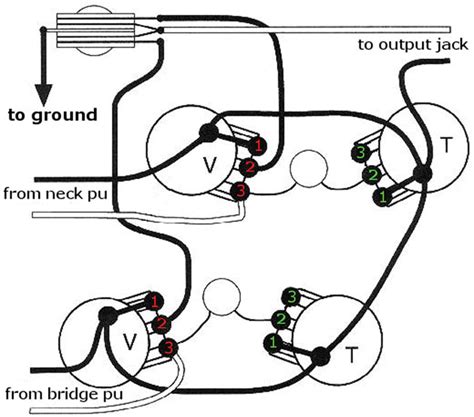 A schematic, or schematic diagram, represents the elements of a system. Mod Garage: Decouple Your Les Paul's Volume Controls | 2014-07-18 | Premier Guitar