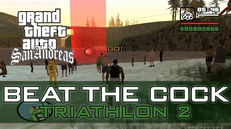 GTA San Andreas Beat The Cock Trialthlon 2 Palomino Creek Beach YouTube