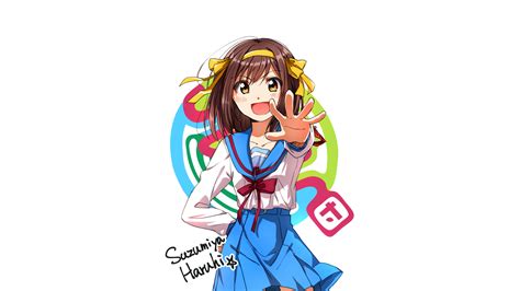 Desktop Wallpaper Mikuru Asahina Haruhi Suzumiya Anime Girl Hd Image