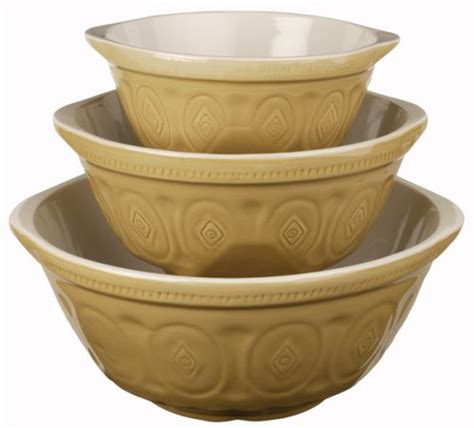 Docaitta Lifestyle Object Of Necessity 3 Traditional Mixing Bowls