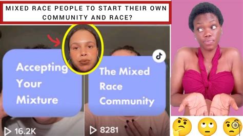 Tiktok Mixed Race Woman Starts A New Race Youre Ray Cysst If You Don