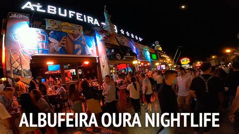 Albufeira Rua Da Oura Nightlife Portugal Summer 2021 Youtube