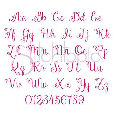 Lola Embroidery Font Set 1 2 3 Machine Etsy Embroidery Fonts