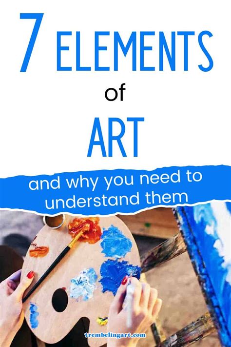 The Elements Of Art Are Lines Shapes Colors Values Spaces And