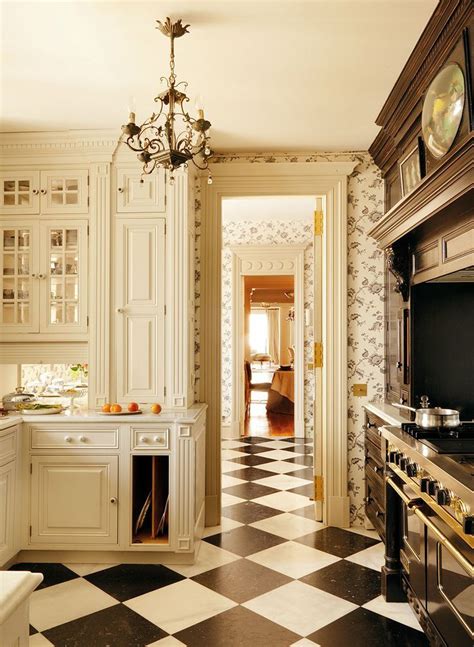 Black, white & brass kitchen. Chinoiserie Chic: Sunday Inspiration - Black and White ...