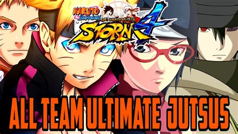 Naruto Storm All Team Jutsus Naruto Ultimate Ninja Storm All Team Ultimate Jutsus