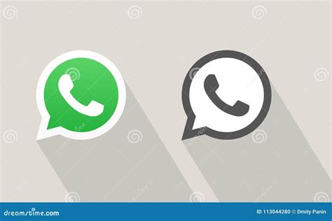 Whatsapp Icon Vector From Social Media Logos Concept Thin Line