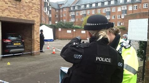 Body Found In Gloucester Car Park Four Arrested Bbc News