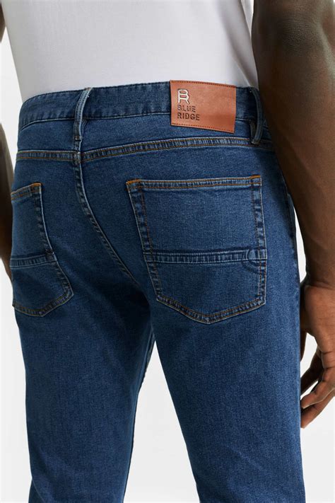 heren slim fit jeans met comfort stretch 94705546 we fashion
