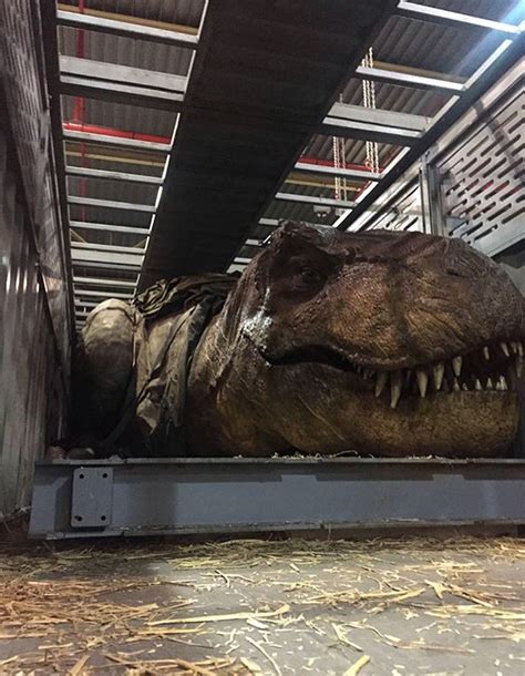 Leaked Pics Of Jurassic World Fallen Kingdom S T Rex Animatronic Neogaf