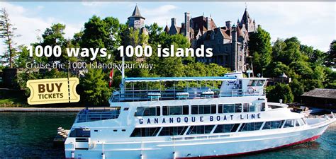 Gananoque Boat Line 1000 Island Cruises Island Cruises Cruise