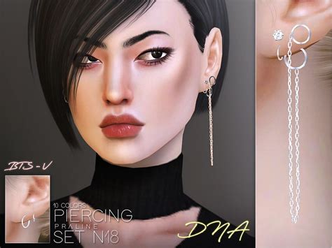 Lana Cc Finds Pralinesims New Piercing Set Inspired By Sims 4