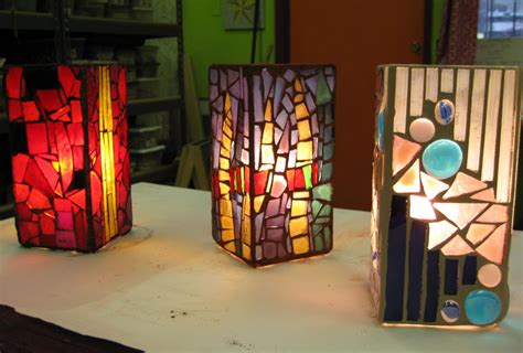 Glass Mosaic Lamp True Mosaics Studio