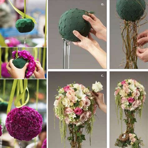 Taope 15 pcs floral foam, green styrofoam block for artificial flowers, round wet & dry foam bricks, florist foam for flower arrangements 4.3 out of 5 stars 672 $10.99 $ 10. Round ball shape Inserting Dry Flower Holder Flower Mud ...