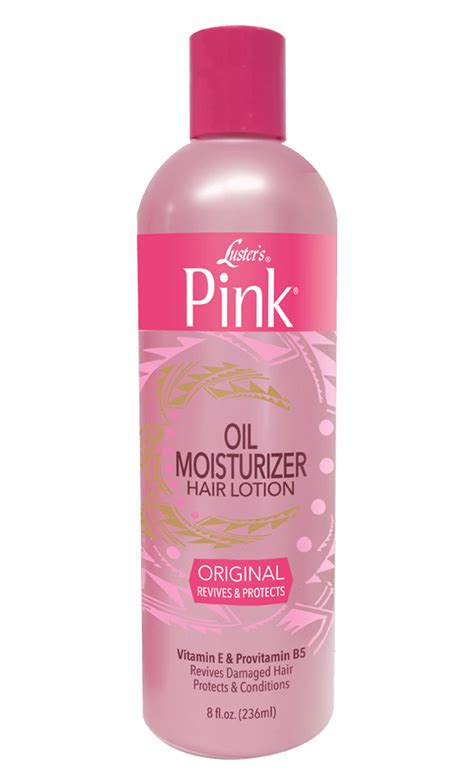 Natural hair has more of a sheen when healthy and properly moisturized. African-American Hair Care Products-Luster's Pink