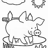 Pig Mitraland sketch template