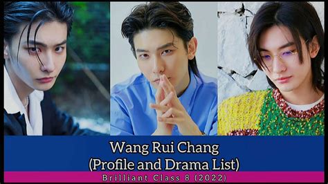 Wang Rui Chang Profile And Drama List Brilliant Class