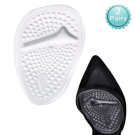 10 Pairs Comfortable Anti Slip Shoe Pads Inserts Gel Forefoot Insoles