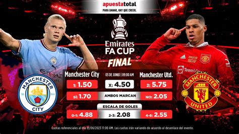 Final Fa Cup Manchester City Vs Manchester United Análisis Datos Y