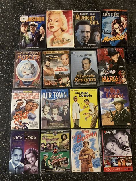 10 Old Classic Movies Dvd Lot Pick And Choose 4 Flat Rate Combined