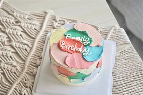 Color Palette Cake 2 Elegant Customized Birthday Party Cake Dubai