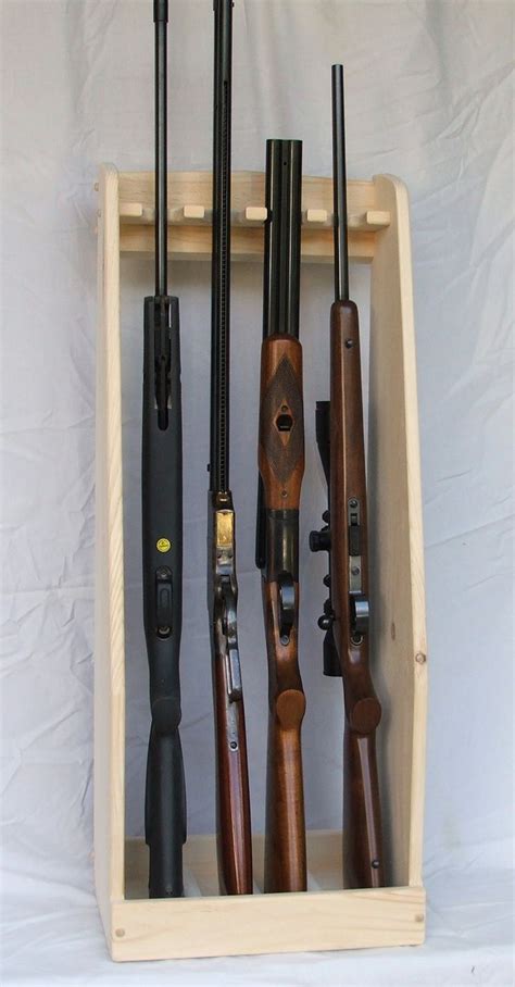 A wall gun rack is a gun rack mounted on the wall. Gun Racks and Cabinets | Woodworking Ideas | Rifle rack, Hidden gun cabinets, Gun rooms