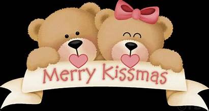 Christmas Merry Kissmas Animated Kiss Bears Animation
