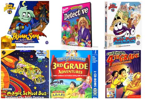 8 Educational Computer Games Early 2000s