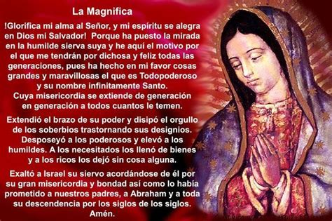 La Magnifica Con La Virgen De Guadalupe Oraciones Oraciones