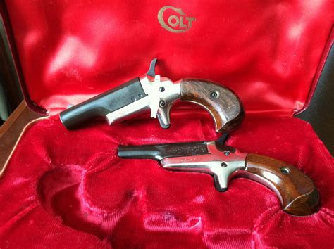 Colt 22 Cal Derringer Sin Shot Dueling Pisto For Sale