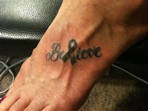 The 25 Best Melanoma Tattoo Ideas On Pinterest Cancer Ribbon Tattoos