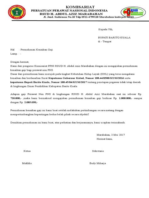 Untuk lebih jelasnya berikut contoh surat keterangan penghentian pembayaran gaji milikku yang telah melakukan mutasi dua tahun yang lalu. Contoh Surat Permohonan Kenaikan Gaji Untuk Semua Karyawan ...