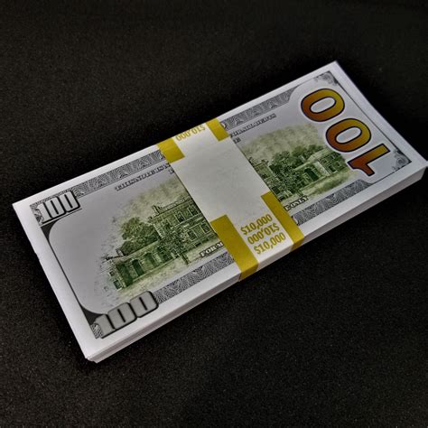 10k full print realistic prop money new fake 100 dollar bills real cash replica paper money us