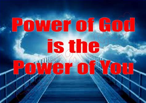 Power of God is the Power of You {God is Reality}