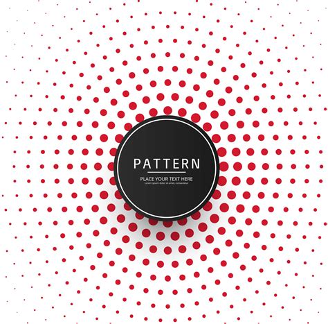 Abstract Red Dots Pattern Background 257407 Vector Art At Vecteezy