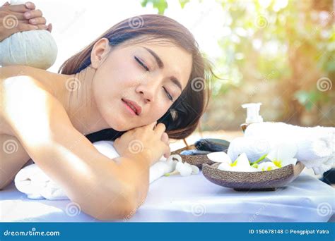 Teen Girls Massage Spa Stock Photo Image Of Flower